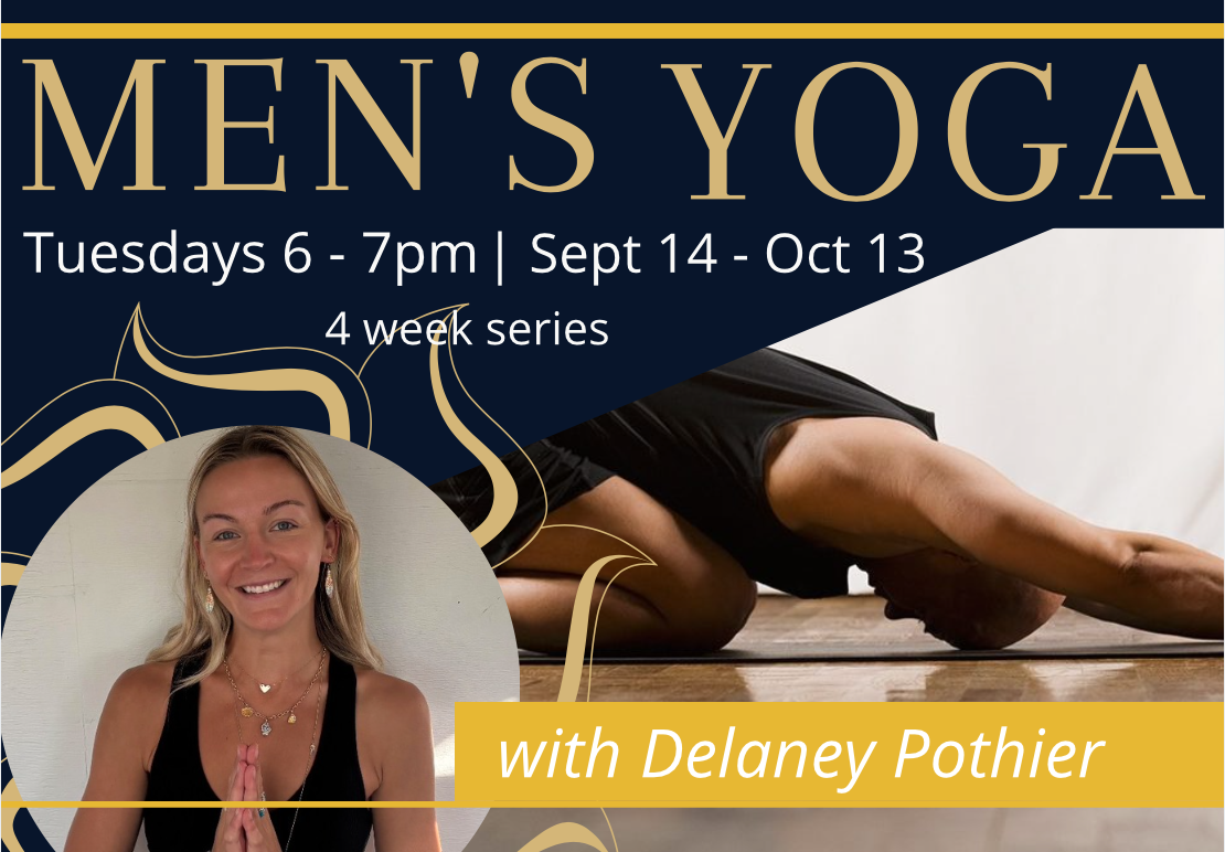 Men's Yoga four-week series with Delaney Pothier